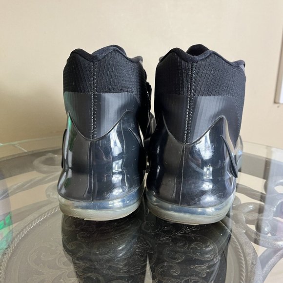 Nike Air Force Max Black Anthracite AR0974-003 Basketball Shoes Sneakers Men 8.5 - Picture 5 of 9